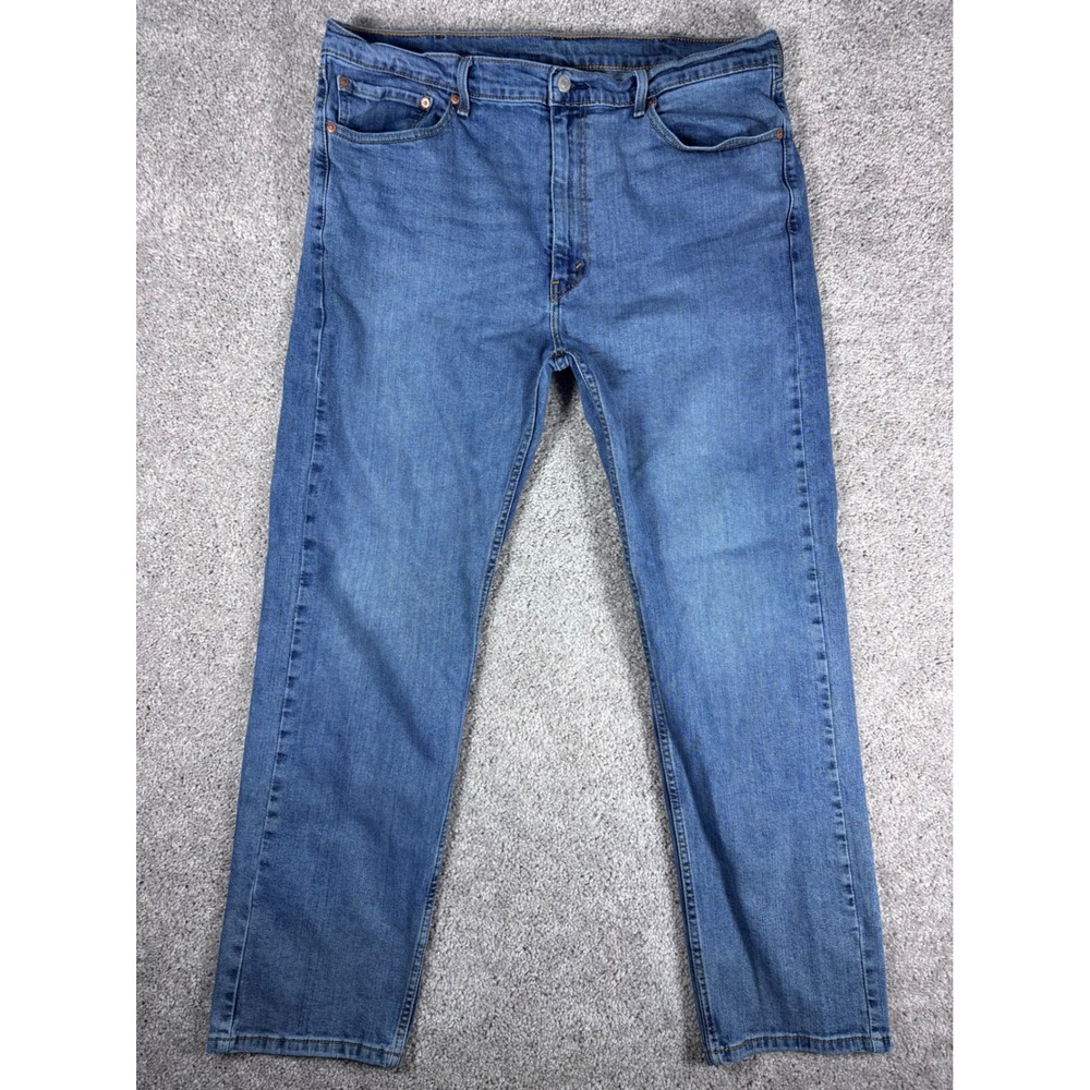 Levi Strauss 505 Mens‎ Jeans W40 L32 Blue Denim Regular Fit Straight Leg Pants